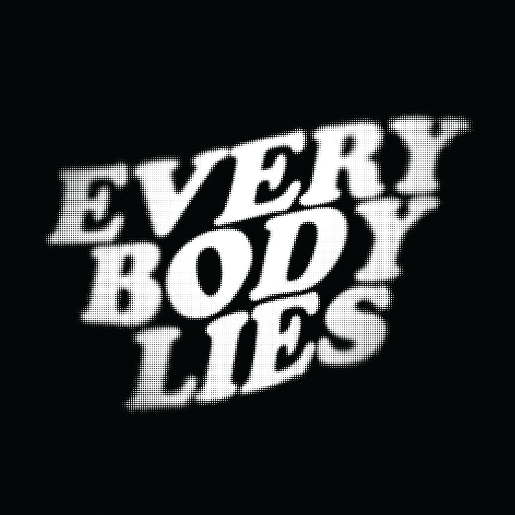 Everybody Lies Halftone Black Shirt