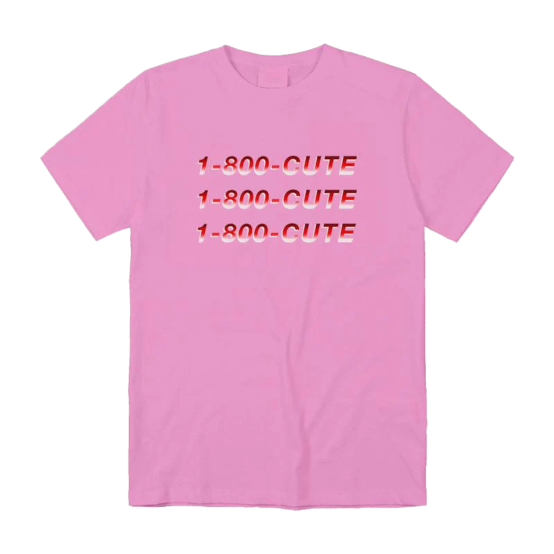 1-800-CUTE Cute Without You Pink Shirt
